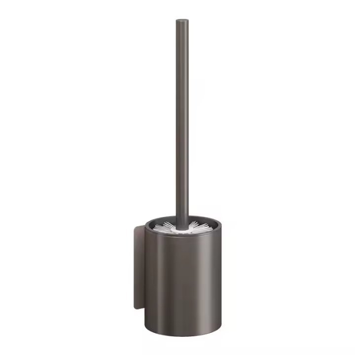 Cepillo De Limpieza Para Inodoro Montado En La Pared Herramientas De Limpieza De Baño Accesorios De Baño Sin Huecos Plástico Duradero - 1
