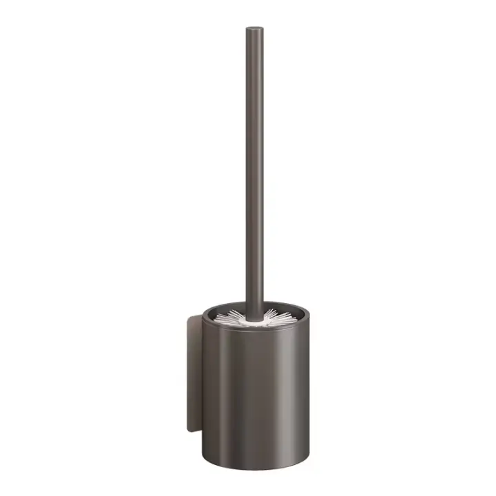 Cepillo De Limpieza Para Inodoro Montado En La Pared Herramientas De Limpieza De Baño Accesorios De Baño Sin Huecos Plástico Duradero - 1