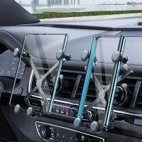 Soporte para teléfono Samsung Galaxy Z Fold 5/iPhone/iPad Gravity, instalación con clip, ventilación para coche, soporte extensible para tabletas y - details 6