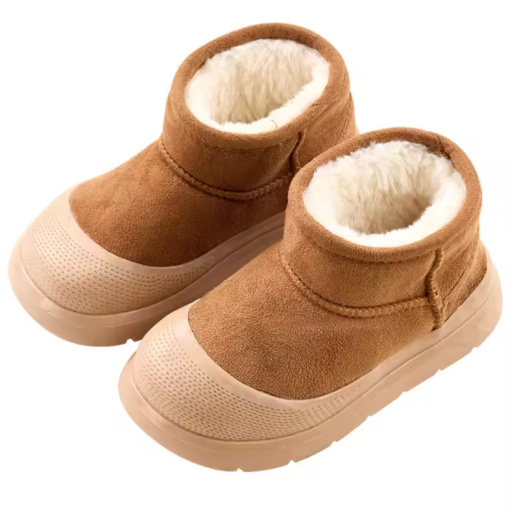 Botas de nieve niños antideslizante impermeable niñas al aire libre engrosado zapatos de algodón grandes - 1