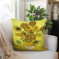Funda de almohada con pintura al óleo Retro Vintage, pintura famosa, sin núcleo de almohada, 1 unidad - details 8