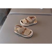 Verano nuevos niños zapatos de bebé sandalias de suela blanda niñas bolsa de bebé cabeza zapatos de playa Velcro zapatos de niño - details 2