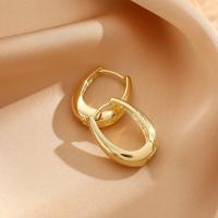 Pendientes de botón geométricos para mujer, aretes de bucle grande de alto sentido, pendientes de bucle frío - details 1