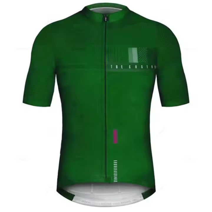 Nuevo conjunto de suéter de equipo profesional, ropa transpirable resistente a los rayos UV/ropa de manga corta para hombre, Maillot de bicicleta - 1