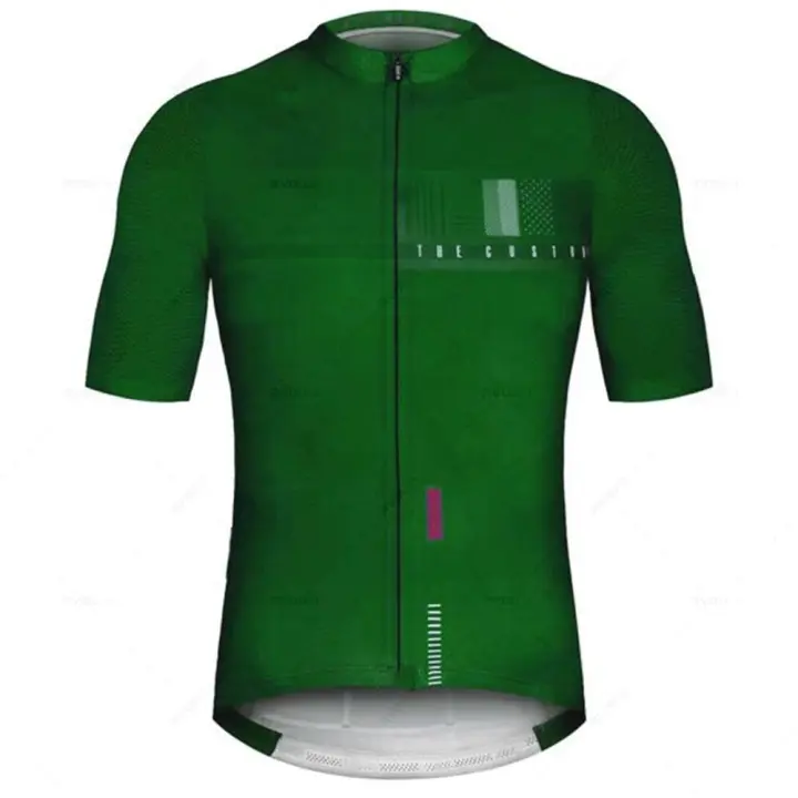 Nuevo conjunto de suéter de equipo profesional, ropa transpirable resistente a los rayos UV/ropa de manga corta para hombre, Maillot de bicicleta - 1