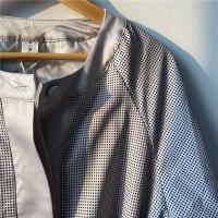 Limiguyue temperamento francés vestido de otoño de gama alta gris rejilla mujeres Midi Vestidos manga raglán cinturón adelgazante Vestidos F522 - details 0