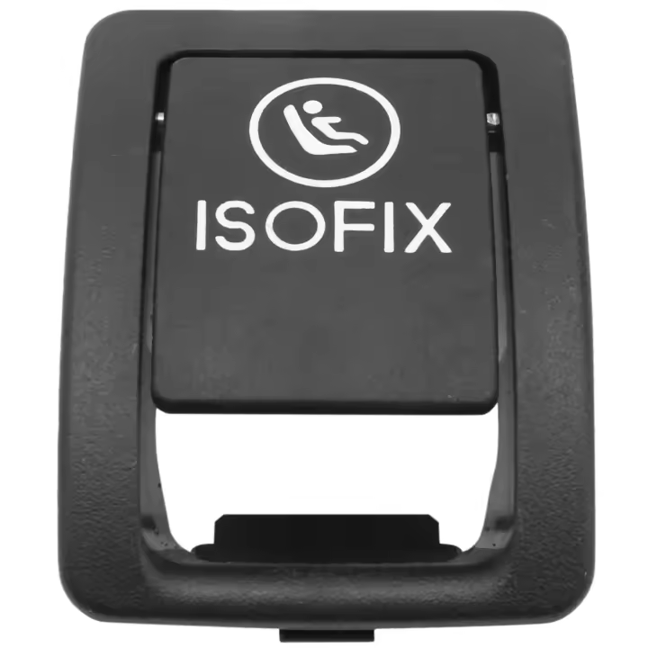 Cubierta de Interruptor ISOFIX para Asiento de Coche Negro Adecuado para W205 C300 C350 C200 C180 2015-2016 - 1