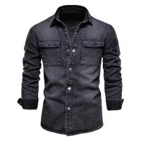 Chaqueta vaquera para hombre, top informal, a la moda, novedad 2024 - details 4