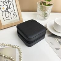 Organizador de joyas portátil, bolsa con cremallera, accesorios de viaje, pendientes, caja organizadora de joyas - details 10