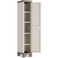 Excellence Armario con una Puerta, Polipropileno, Arena/Gris, 182 x 33 x 45 cm - details 0