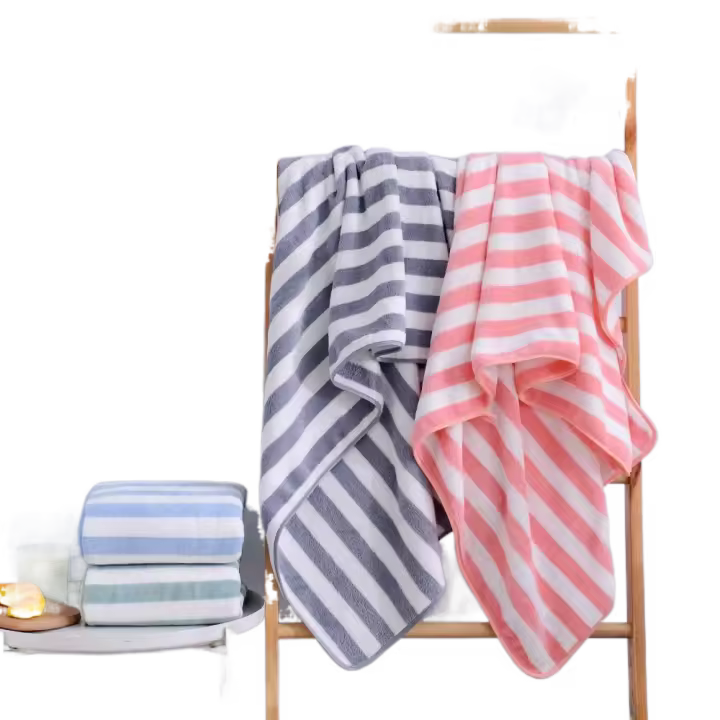 Toalla de baño absorbente y respetuosa con la piel para el hogar, herramientas de ducha para baño de niños, toalla de baño, toalla de ducha, toalla facial - 1