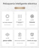 Pinzas De Pelo Recargables, Pantalla Digital LED - details 1