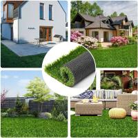 Rollo artificial, alfombra de césped sintético realista para calidez interior y exterior, tamaño personalizado, alfombra de plástico, 1 pieza - details 3