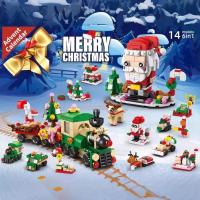 Juego de bloques de Navidad para niños, 24 días, calendario de envío, kits de bricolaje, regalos para niños a partir de 6 años - details 0