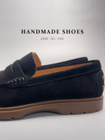 Mocasines de alta gama, cuero genuino, piel de vaca de primera capa, zapatos de moda hechos a mano con un pedal. - details 32