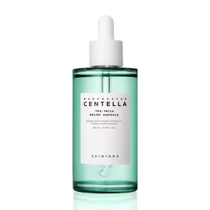 SKIN1004 Ampolla de alivio Tea-Trica 3.38 fl. oz, 100 ml, hidratación calmante para pieles sensibles - 1