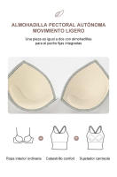 FREES COPES Sujetador deportivo sexy y transpirable para mujer, soporte para gimnasio Fiess - details 5
