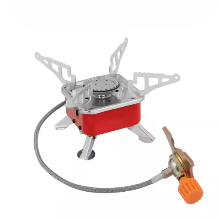 Estufa de Camping portátil, encendido electrónico, quemador de Gas plegable para exteriores, barbacoa, equipo de cocina para acampar, estufa, camping gas, estufa portátil camping, hornillo camping gas, - 1