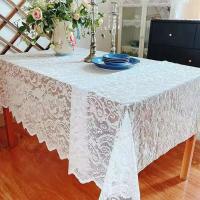 Mantel de mesa de comedor rectangular de estilo francés, accesorios de decoración del hogar, romántico - details 1