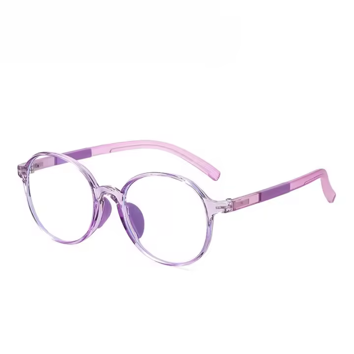 Nueva moda gafas anti-azules para niños luz plana TR para hombres y mujeres marco de protección ocular marco de gafas - 1