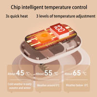 Manta Eléctrica de Calentamiento a Mano sin Agua con Funda de Gamuza USB Ajuste de 3 Temperaturas Plegable Manta de Calentamiento de Invierno Bolsa de Agua Caliente - details 6