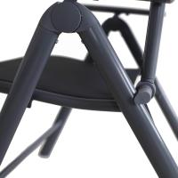 Silla plegable de aluminio Korfu, 67 x 59 x 113 cm, Carbón - details 57