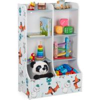 Estantería Infantil 90x59x30 cm Organizador de Juguetes con 8 Cajones Librería de Niños - details 0