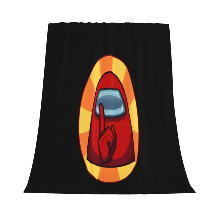 Manta de franela de Among Us para decoración de dormitorio y ropa de cama - 1