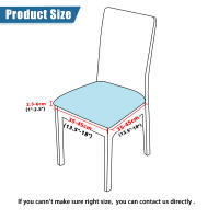 Coolazy-Fundas de Asiento de Comedor, Funda de Cojín de Asiento de Silla Elástica para Comedor Extraíble - details 2