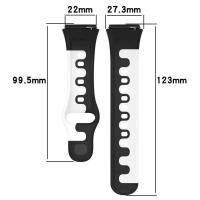 Aplicable a la correa de silicona 3 Watch, reemplazo de pulsera de dos colores para Redmi Watch3 Active - details 0