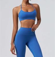 Conjunto de yoga para mujer, body de entrenamiento para gimnasio, sujetador Fizz, camiseta de manga corta, ropa deportiva, 1/2 pieza - details 1