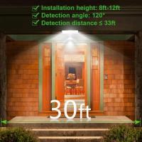 90 LED Focos Solares Exterior, Foco Solar Potente con Sensor de Movimiento, Impermeable con 4 Modos Inteligentes para Jardín, Patio, Camino, Escalera - details 4