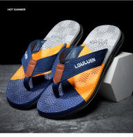 Verano zapatillas de playa chanclas de goma de los hombres antideslizante desgaste exterior casual sandalias de los hombres - details 2