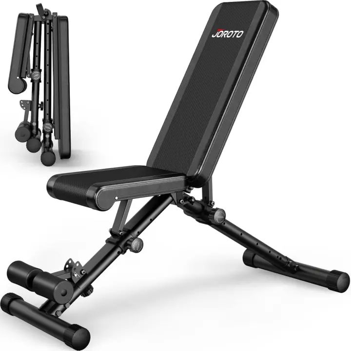 MD35 Banco de Pesas Ajustable - Bancos de Entrenamiento de Fuerza de Carga de 318 KG para Banco de Pesas Plegable de Cuerpo Completo en Casa (con Ajuste Rápido de Bloqueo Automático) - 1