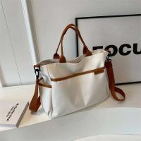 Bolso grande impermeable de lona con cierre de cremallera extraíble multicapa para momia - details 1