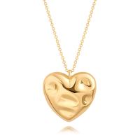 Collar con colgante de disco largo para mujer, cadena de suéter chapada en oro de 18 quilates, joyería de moda - details 5