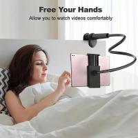 Soporte de mesa voladizo de alta calidad para teléfono móvil, iPad y tabletas, accesorios para transmisión en vivo, soporte colgante para cama - details 0