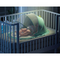 Cuna mosquitera niños plegable bebé mosquitera cubierta yurta sin fondo libre instalación antimosquitos cubierta - details 4