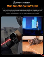 Reloj inteligente Con Láser Infrarrojo Para Hombre,Rayos Ultravioleta.Pantalla AMOLED De 1,39 Pulgadas, Dispositivo Resistente Al Agua IP68, Con Seguimiento De llamadas De Voz, GPS, 100+ Modo Deportivo, 500MAH, NFC, Control Del Ritmo Cardíaco,Nuevo 2025 - details 6