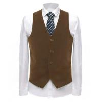Chaleco de terciopelo para hombre con cuello en V, chalecos de traje formales, chalecos de traje de un solo pecho de moda para hombre, chaqueta sin mangas con bolsillos - details 6