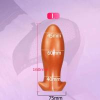 Leten enorme trasero gran penetración Anal Plug masajeador de próstata consoladores suaves suministros para adultos juguetes sexuales para mujeres hombres Gay - details 10