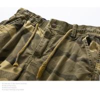 Pantalones Cargo de Camuflaje para Hombres en Verano Pantalones Cortos Casuales de Múltiples Bolsillos Algodón 100% Ajuste Regular - details 6