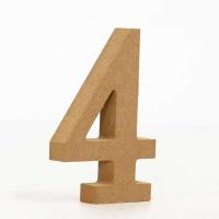 Ártesanía de Números Árabes de Madera 10cm de Largo Ideal para Fiestas, Bodas, Decoración del Hogar - details 5