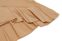 BUNO-falda ajustada con volantes lisos para mujer, faldas sexys fruncidas de cintura alta para la calle, vestido corto informal elegante de oficina para verano - details 9