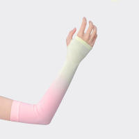 Mangas de brazo refrescantes, cubierta ultrafina de secado rápido, mangas de medio dedo para actividades de verano - details 1