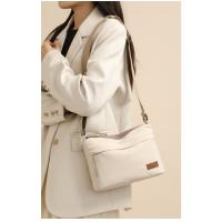 Nylon ligero multicapa bolsa de nylon de gran capacidad mujer nuevo casual impermeable portátil moda un hombro crossbody pequeño bolsa cuadrada - details 6