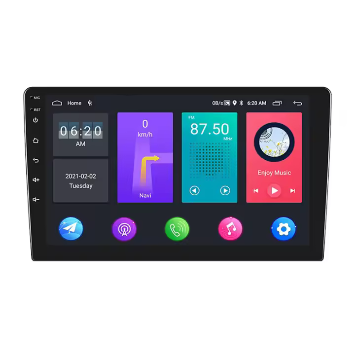 Reproductor de Radio para Coche Android Evean Quad Core 4G+32G Carplay Android Auto Multimedia Player Navegación In-Dash - 1