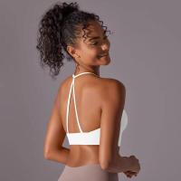 Top de mujer, cuello de chaleco Hai Yuga, decoración triul, deportes con espalda bonita, Top corto a prueba de golpes para - details 9