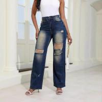Pantalones vaqueros de moda coreana para mujer, cintura, estilo informal, vaqueros de alta elasticidad - details 2