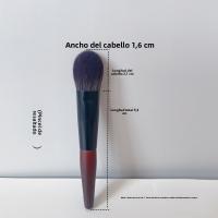 8 mini mini pinceles de maquillaje de pelo animal, cepillo de cobertura con bolsa, cepillo de base, cepillo de sombra de ojos, cepillo de maquillaje portátil - details 0